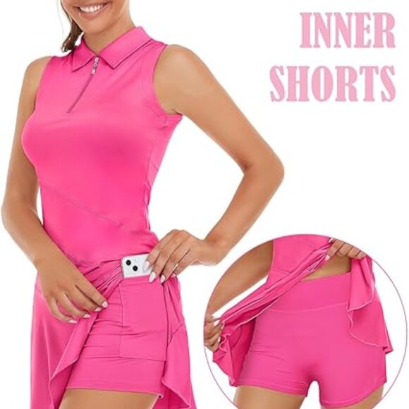 Athletic Dress with Shorts - Picture 2 of 8